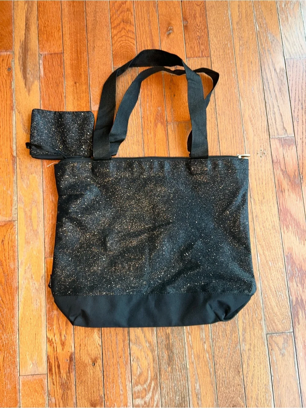 N-Gil Halloween Glitter Trick or Treat Tote Bag w/ Matching Wristlet